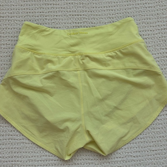 Yellow Outdoor Voices Hudson Short 4” Inseam - Picture 2 of 5